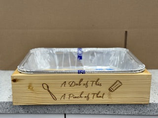 Wood Serving Tray ( A dab of this and a pinch of that)